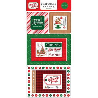 Carta Bella Christmas Cheer Sticker - Chipboard Frames